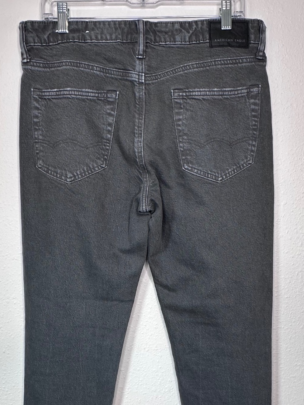 American Eagle Slim Straight Men's Jean, Stone Gray, Size 32 x 30 - Picture 6 of 11